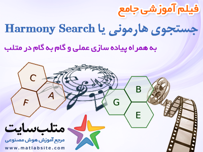 فیلم آموزشی جامع جستجوی هارمونی یا Harmony Search در متلب (به زبان فارسی)