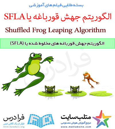 فیلم آموزشی الگوریتم جهش قورباغه های مخلوط شده یا (SFLA) (به زبان فارسی)